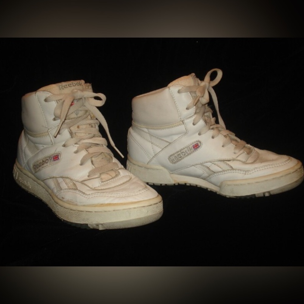 Vintage High Top Reeboks Women's Basketball Size 5 1/2 Made in Korea
